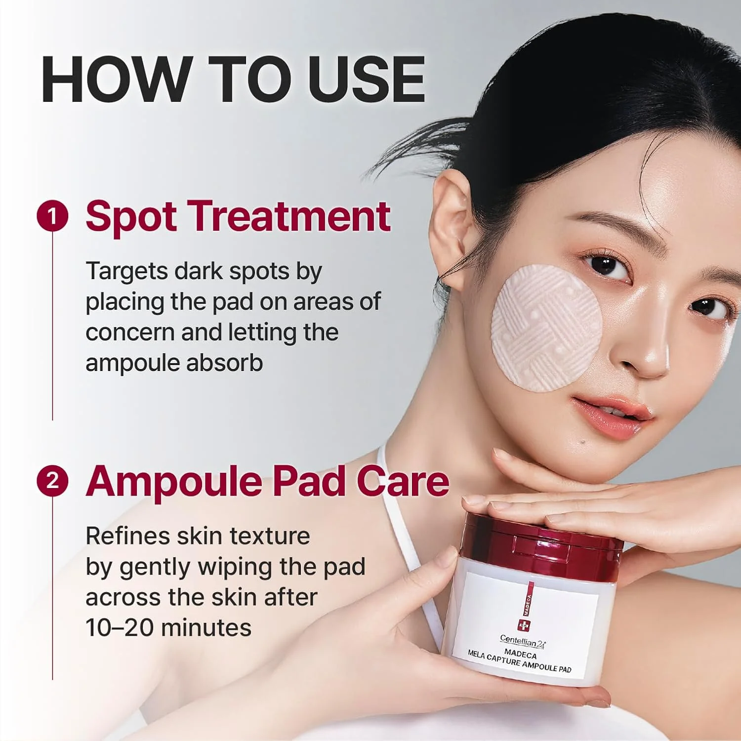 Madeca Mela Capture Ampoule Pad 60pcs - Image 7